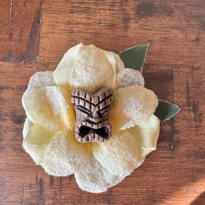 Hawaiian-Polynesian Tiki Hair Clip